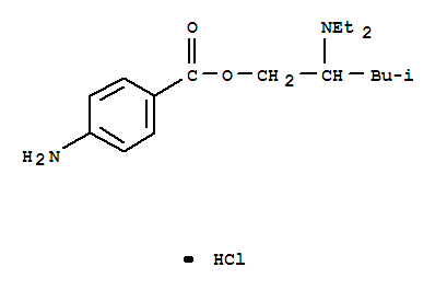 [2-(diethylamino)-4-methylpentyl] 4-aminobenzoate hydrochloride