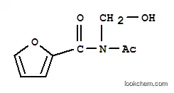 Molecular Structure of 143150-17-8 (2-Furancarboxamide,  N-acetyl-N-(hydroxymethyl)-)