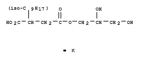 (+/-)-4-(2,3-DIHYDROXYPROPYL) 2-ISONONENYLSUCCINATE K SALTCAS