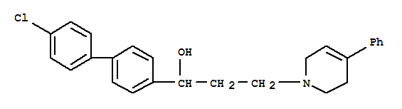 1(2H)-PYRIDINEPROPANOL,3,6-DIHYDRO-A-(4'-CHLORO-(1,1'-BIPHENYL)-4-YL)-4-PHENYL-CAS