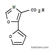 Molecular Structure of 143659-16-9 (4-Oxazolecarboxylic acid, 5-(2-furanyl)-)