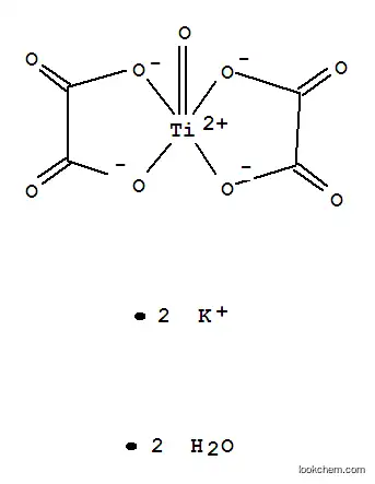 Molecular Structure of 14402-67-6 (POTASSIUM TITANIUM OXALATE DIHYDRATE)