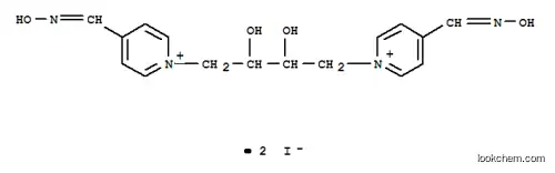 Molecular Structure of 1442-74-6 ([(2,3-dihydroxybutane-1,4-diyl)dipyridin-1-yl-4-ylidene]bis(N-oxomethanaminium) diiodide)