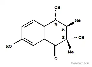 1(2H)-Naphthalenone,3,4-dihydro-2,4,7-trihydroxy-2,3-dimethyl-, (2S,3R,4R)-