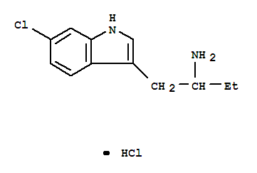1-(6-chloro-1H-indol-3-yl)butan-2-ylazanium chloride