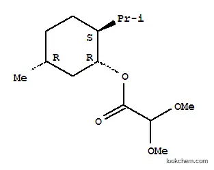 Molecular Structure of 144688-47-1 (GLYOXYLIC ACID-L-MENTHYLESTER DIMETHOXY ACETAL)