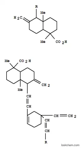 1-Naphthalenecarboxylicacid,5,5'-[(1-ethenyl-3-cyclohexene-1,3-diyl)di-2,1-ethenediyl]bis[decahydro-1,4a-dimethyl-6-methylene-(9CI)