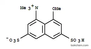 Molecular Structure of 144790-73-8 (1-Naphthalenaminium,8-methoxy-N,N,N-trimethyl-3,6-disulfo-, inner salt)