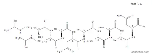 Molecular Structure of 144796-71-4 (H-ARG-ARG-ALA-ASN-ALA-LEU-LEU-ALA-ASN-GLY-VAL-GLU-LEU-ARG-ASP-OH)