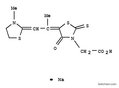 Molecular Structure of 144940-73-8 (5-(1-METHYL-2-(3-METHYL-2-THIAZOLIDINYL&)