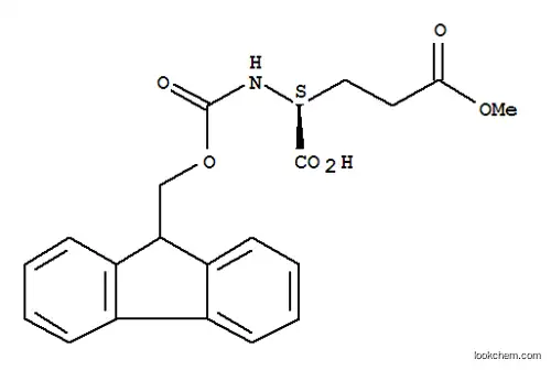 Molecular Structure of 145038-50-2 (Fmoc-L-Glutamic acid gamma-methyl ester)