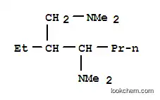 Molecular Structure of 14521-60-9 (1,3-Hexanediamine,2-ethyl-N1,N1,N3,N3-tetramethyl-)