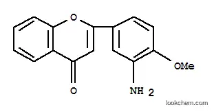 Molecular Structure of 145370-45-2 (4H-1-Benzopyran-4-one,2-(3-amino-4-methoxyphenyl)-(9CI))