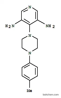 Molecular Structure of 14549-73-6 (4-[4-(4-Methylphenyl)-1-piperazinyl]-3,5-pyridinediamine)