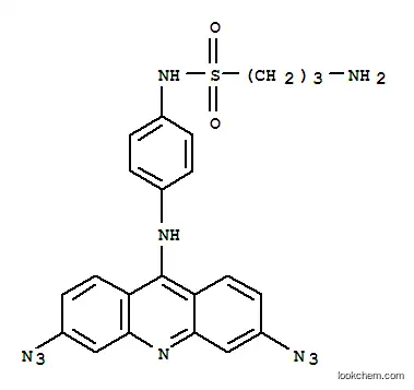 Molecular Structure of 145531-23-3 (3-amino-N-{4-[(3,6-diazidoacridin-9-yl)amino]phenyl}propane-1-sulfonamide)