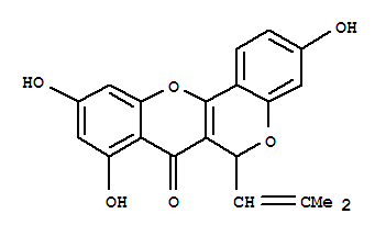 3,8,10-Trihydroxy-6-(2-methyl-1-propenyl)-6H,7H-[1]benzopyrano[4,3-b][1]benzopyran-7-one