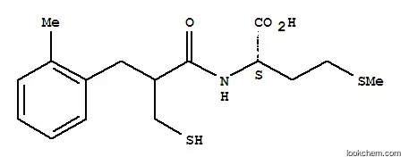 Molecular Structure of 145775-14-0 (N-[2-(2-methylbenzyl)-3-sulfanylpropanoyl]-L-methionine)