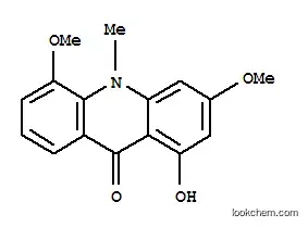 Molecular Structure of 145940-34-7 (9(10H)-Acridinone,1-hydroxy-3,5-dimethoxy-10-methyl-)