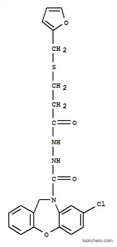 8-Chloro-dibenz[b,f][1,4]oxazepine-10(11H)-carboxylic acid 2-[3-[(2-furanylmethyl)thio]-1-oxopropyl]hydrazide