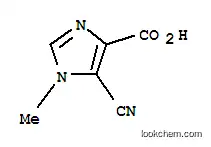 Molecular Structure of 146091-78-3 (1H-Imidazole-4-carboxylicacid,5-cyano-1-methyl-(9CI))