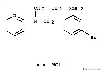 Molecular Structure of 14612-92-1 (2-[(4-bromobenzyl)(pyridin-2-yl)amino]-N,N-dimethylethanaminium chloride)