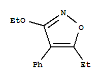 Isoxazole,3-ethoxy-5-ethyl-4-phenyl-