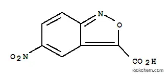 Molecular Structure of 146426-39-3 (2,1-Benzisoxazole-3-carboxylicacid,5-nitro-(9CI))