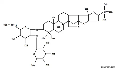 Molecular Structure of 146445-94-5 (b-D-Galactopyranoside, (3b,16b,22R,24R)-16,22:16,30:20,24-triepoxy-25-hydroxydammaran-3-yl2-O-(6-deoxy-a-L-mannopyranosyl)-(9CI))