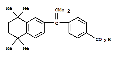 4-[2-methyl-1-(5,5,8,8-tetramethyl-5,6,7,8-tetrahydronaphthalen-2-yl)prop-1-en-1-yl]benzoic acid
