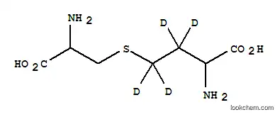 Molecular Structure of 146764-57-0 (DL-(2-AMINO-2-CARBOXYETHYL)-HOMOCYSTEINE-3,3,4,4-D4)