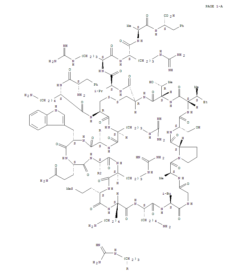 L-Phenylalanine,L-phenylalanyl-L-lysyl-L-cysteinyl-L-arginyl-L-arginyl-L-tryptophyl-L-glutaminyl-L-tryptophyl-L-arginyl-L-methionyl-L-lysyl-L-lysyl-L-leucylglycyl-L-alanyl-L-prolyl-L-seryl-L-isoleucyl(146897-68-9)
