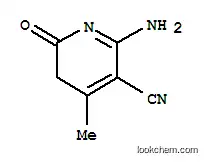 Molecular Structure of 146916-92-9 (3-Pyridinecarbonitrile,2-amino-5,6-dihydro-4-methyl-6-oxo-(9CI))