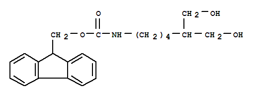 Carbamic acid,[6-hydroxy-5-(hydroxymethyl)hexyl]-, 9H-fluoren-9-ylmethyl ester (9CI)