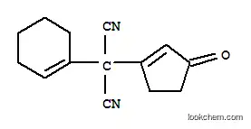 Molecular Structure of 147317-63-3 (Propanedinitrile, 2-(1-cyclohexen-1-yl)-2-(1-cyclopenten-3-one-1-yl)-)