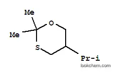 Molecular Structure of 147354-43-6 (1,3-Oxathiane,2,2-dimethyl-5-(1-methylethyl)-(9CI))