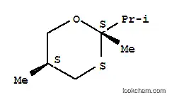 Molecular Structure of 147354-46-9 (1,3-Oxathiane,2,5-dimethyl-2-(1-methylethyl)-,trans-(9CI))