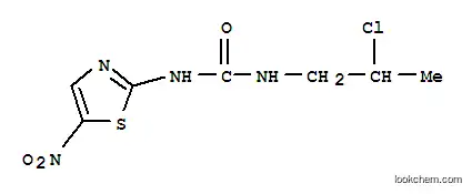 Molecular Structure of 14746-84-0 (Urea,N-(2-chloropropyl)-N'-(5-nitro-2-thiazolyl)-)