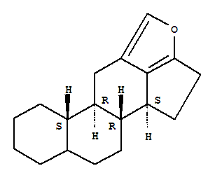 Molecular Structure of 147465-92-7 (Gon-13(17)-eno[17,13,12-bc]furan(9CI))