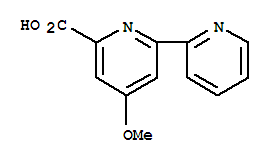 Molecular Structure of 14761-60-5 ([2,2'-Bipyridine]-6-carboxylicacid, 4-methoxy-)