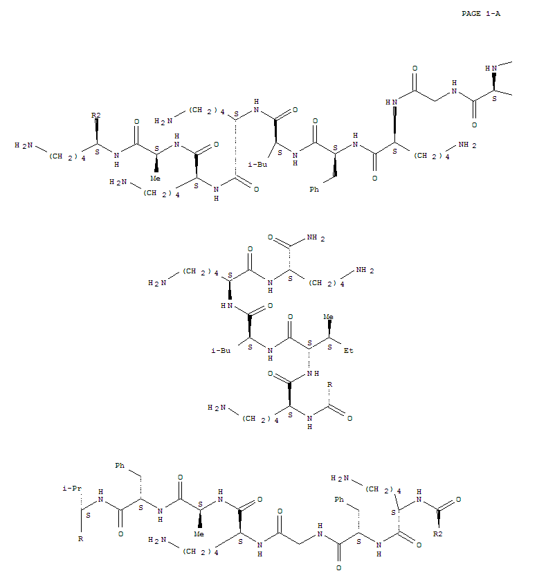 L-Lysinamide,glycyl-L-isoleucylglycyl-L-lysyl-L-phenylalanyl-L-leucyl-L-lysyl-L-lysyl-L-alanyl-L-lysyl-L-lysyl-L-phenylalanylglycyl-L-lysyl-L-alanyl-L-phenylalanyl-L-valyl-L-lysyl-L-isoleucyl-L-leucyl