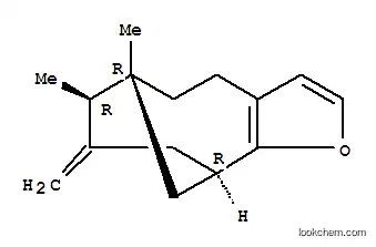Molecular Structure of 147732-33-0 (6,10-Methano-4H-cyclonona[b]furan,5,6,7,8,9,10-hexahydro-6,7-dimethyl-8-methylene-, (6R,7R,10R)-rel-(+)-)