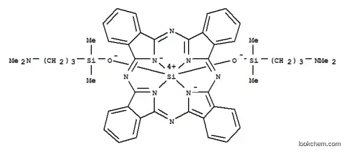 Molecular Structure of 147762-70-7 (Silicon,bis[[3-(dimethylamino)propyl]dimethylsilanolato-kO][29H,31H-phthalocyaninato(2-)-kN29,kN30,kN31,kN32]-, (OC-6-12)- (9CI))