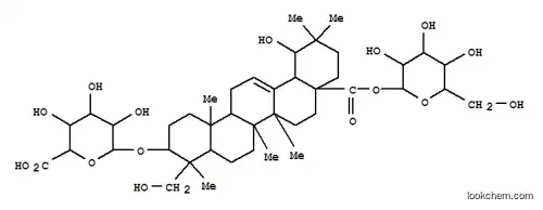 Molecular Structure of 148031-72-5 (b-D-Glucopyranosiduronic acid, (3b,4a,19a)-28-(b-D-glucopyranosyloxy)-19,23-dihydroxy-28-oxoolean-12-en-3-yl(9CI))