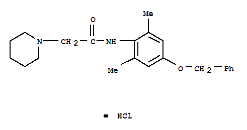4'-(BENZYLOXY)-1-PIPERIDINEACETO-2',6'-XYLIDIDE HCL
