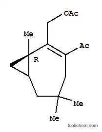 Molecular Structure of 148225-34-7 (Ethanone,1-[(1R)-2-[(acetyloxy)methyl]-1,5,5-trimethylbicyclo[5.1.0]oct-2-en-3-yl]-)