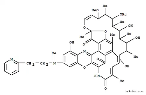 Molecular Structure of 148235-94-3 ((2S,16Z,18E,20S,21S,22R,23R,24R,25S,26R,27S,28E)-5,12,21,23-tetrahydroxy-27-methoxy-2,4,16,20,22,24,26-heptamethyl-10-{methyl[2-(pyridin-2-yl)ethyl]amino}-1,6,15-trioxo-1,2-dihydro-6H,13H-2,7-(epoxypentadeca[1,11,13]trienoazeno)[1]benzofuro[4,5-a]phenoxaz)
