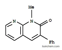 Molecular Structure of 148244-91-1 (1-methyl-3-phenyl-1,8-naphthyridin-2(1H)-one)