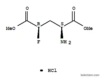 D-Glutamic acid, 4-fluoro-, dimethyl ester, hydrochloride, (4S)-rel- (9CI)