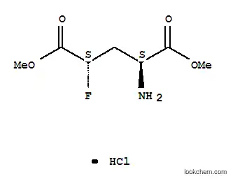 D-Glutamic acid, 4-fluoro-, dimethyl ester, hydrochloride, (4R)-rel- (9CI)