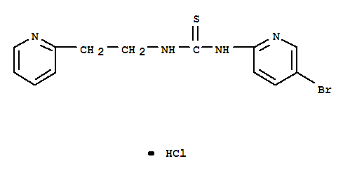 Thiourea,N-(5-bromo-2-pyridinyl)-N'-[2-(2-pyridinyl)ethyl]-, hydrochloride (1:1)
